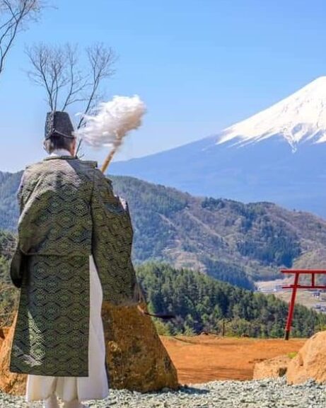 富士山富士山遥拝所 鳥居