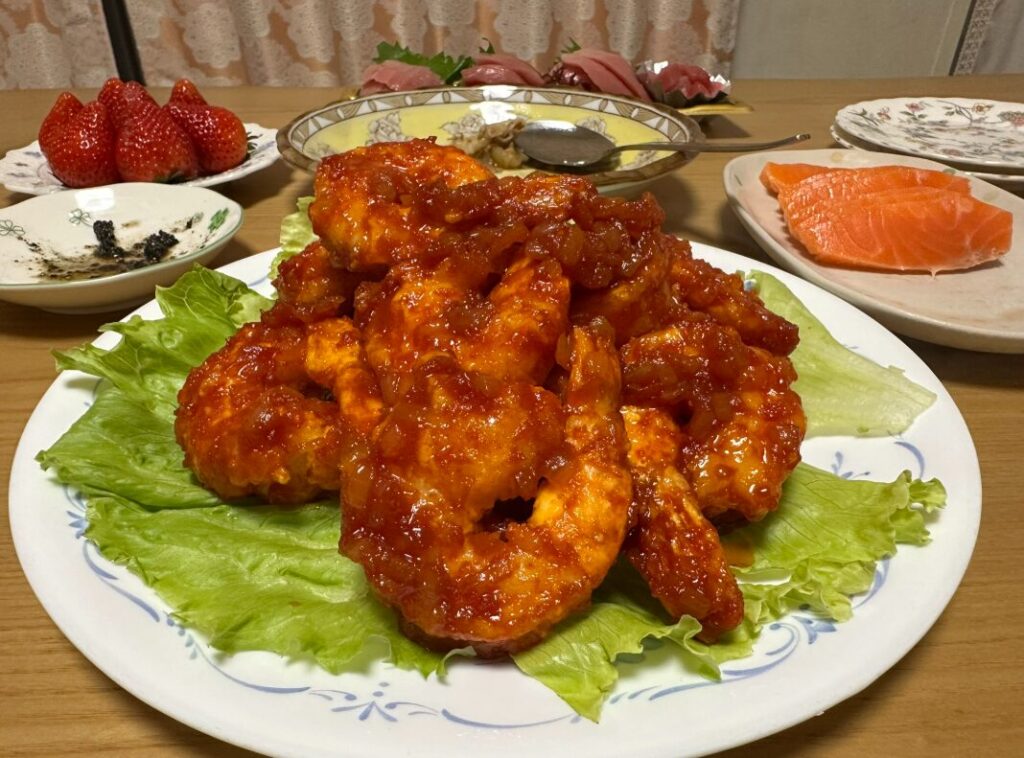 ジャンボたかおの母の料理